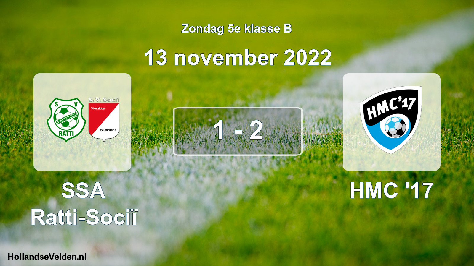 Total number of matches played: SSA Ratti-Sociï - HMC '17 1 - 2 (13 November 2022)