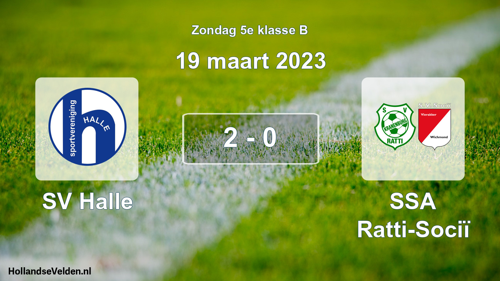 Total number of matches played: SV Halle - SSA Ratti-Sociï 2 - 0 (19 March 2023)