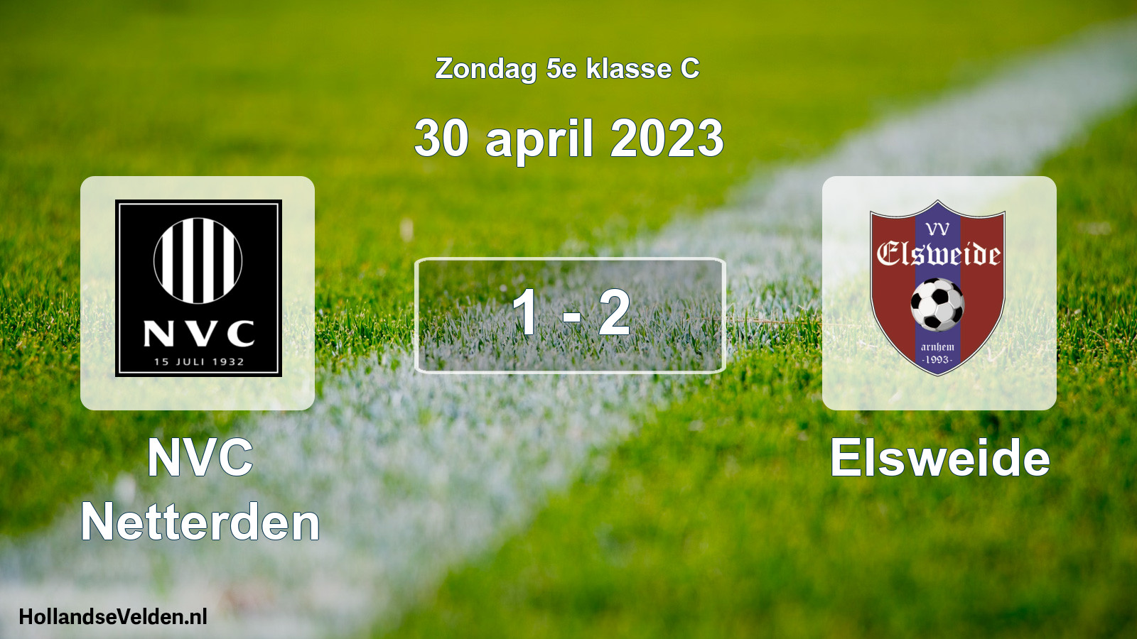 Total number of matches played: NVC Netterden - Elsweide 1 - 2 (30 April 2023)