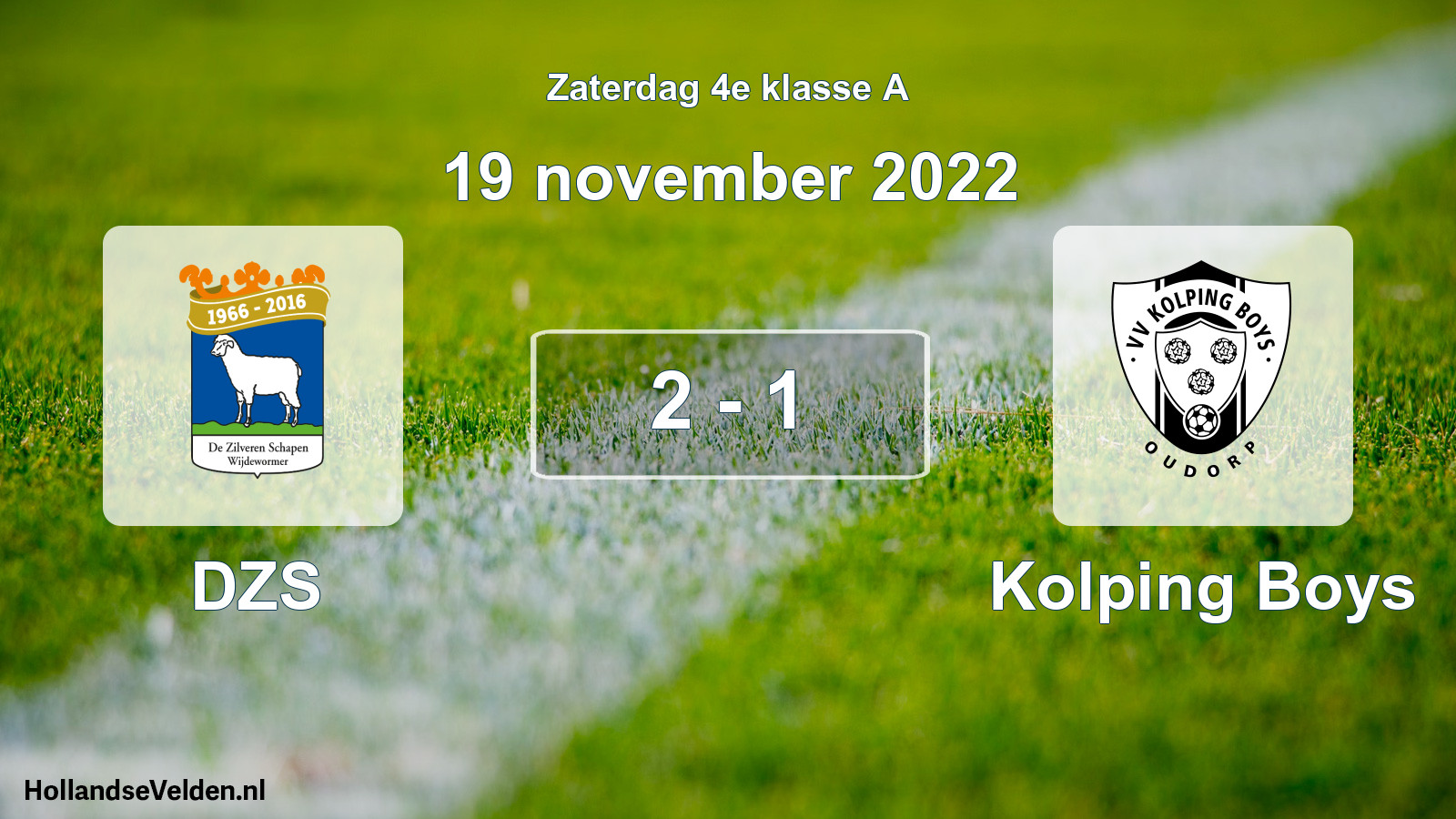 Total number of matches played: DZS - Kolping Boys 2 - 1 (19 November 2022)