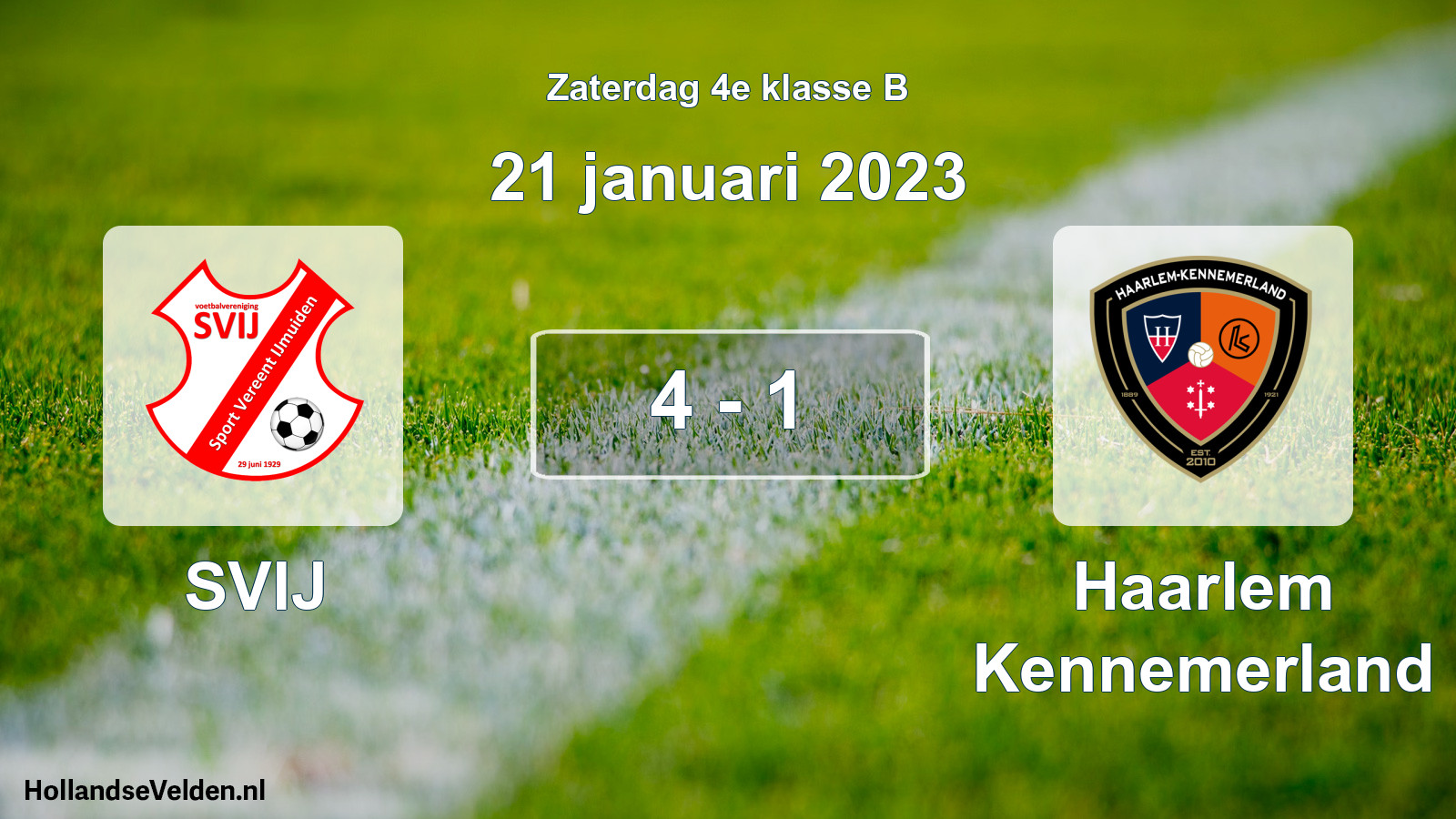 Total number of matches played: SVIJ - Haarlem Kennemerland 4 - 1 (21 January 2023)