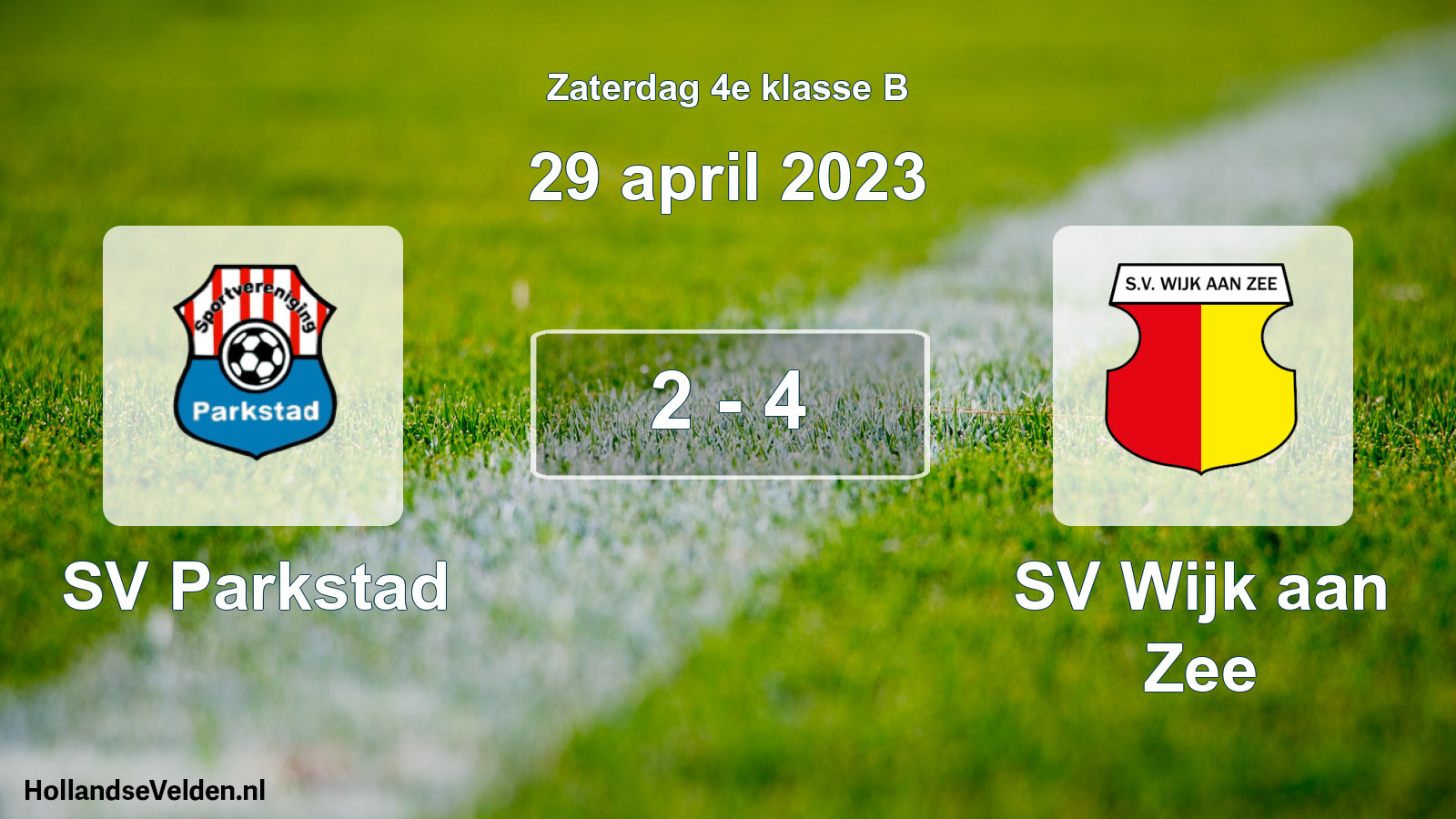 Total number of matches played: SV Parkstad - SV Wijk aan Zee 2 - 4 (29 April 2023)