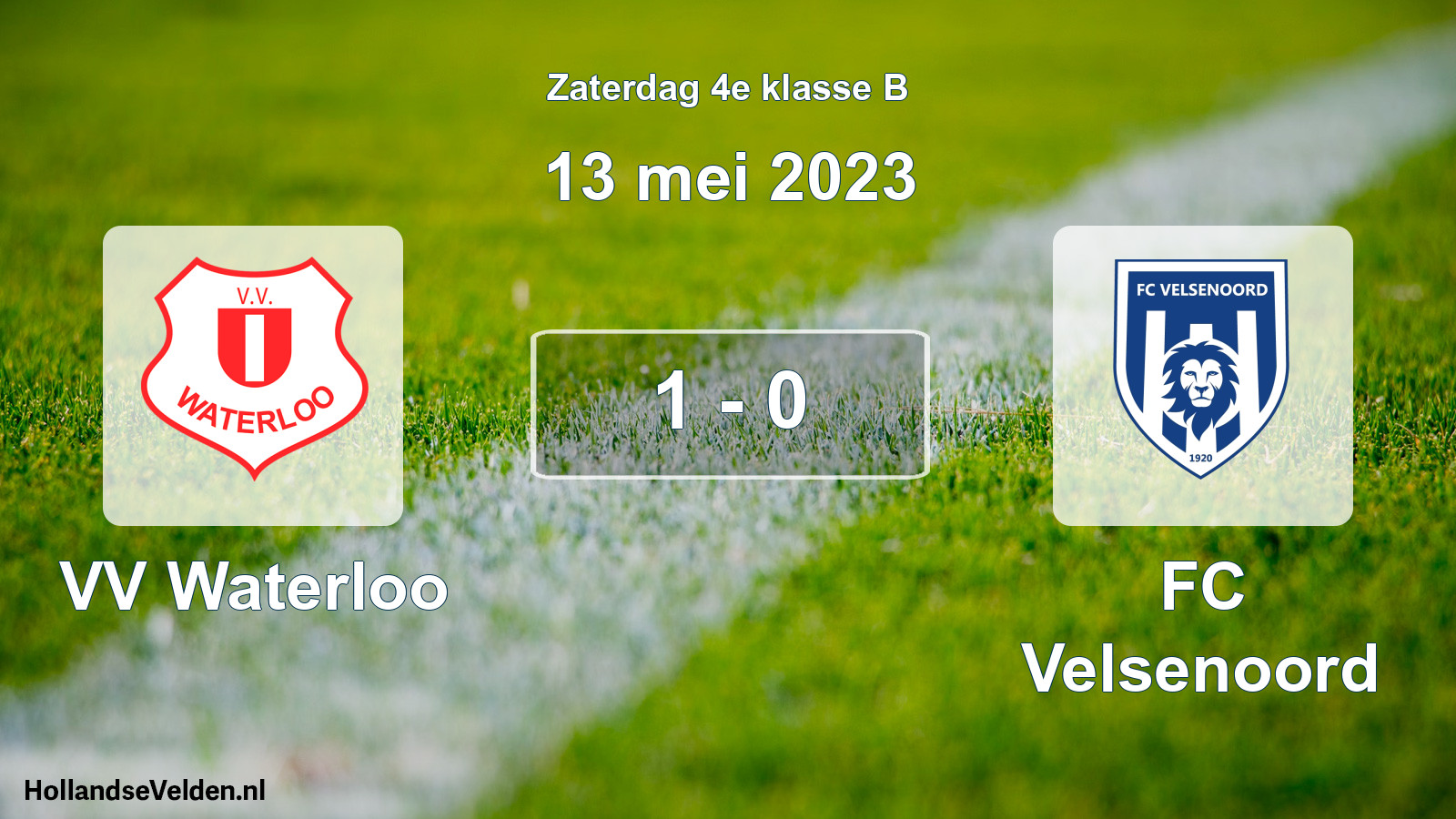 Total number of matches played: VV Waterloo - FC Velsenoord 1 - 0 (13 May 2023)