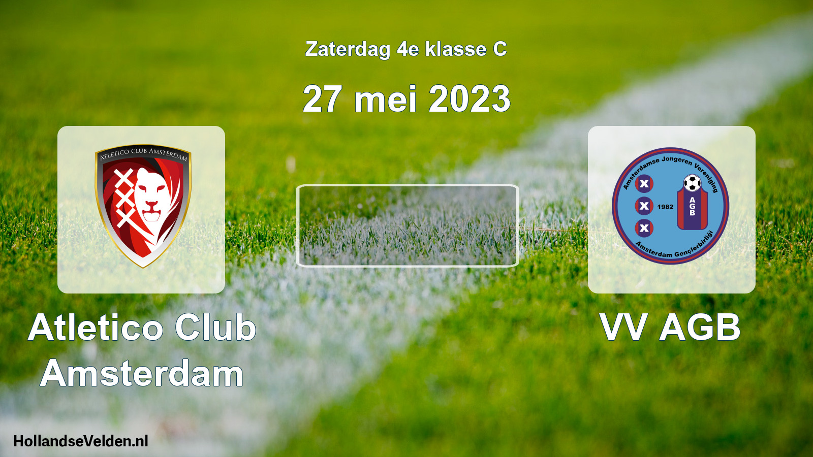 Scheduled Match: Atletico Club Amsterdam - VV AGB (27 May 2023)