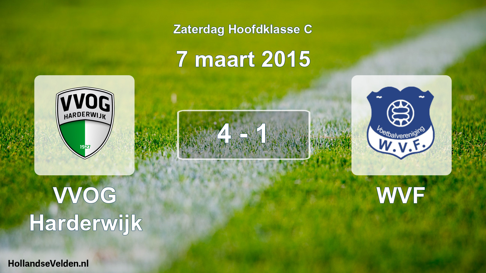 Total number of matches played: VVOG Harderwijk - WVF 4 - 1 (7 March 2015)