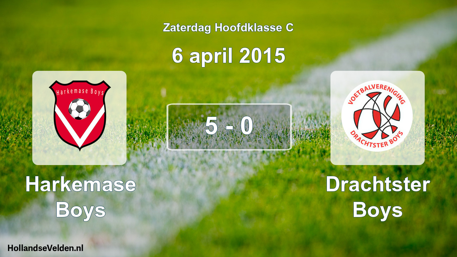 Total number of matches played: Harkemase Boys - Drachtster Boys 5 - 0 (6 April 2015)