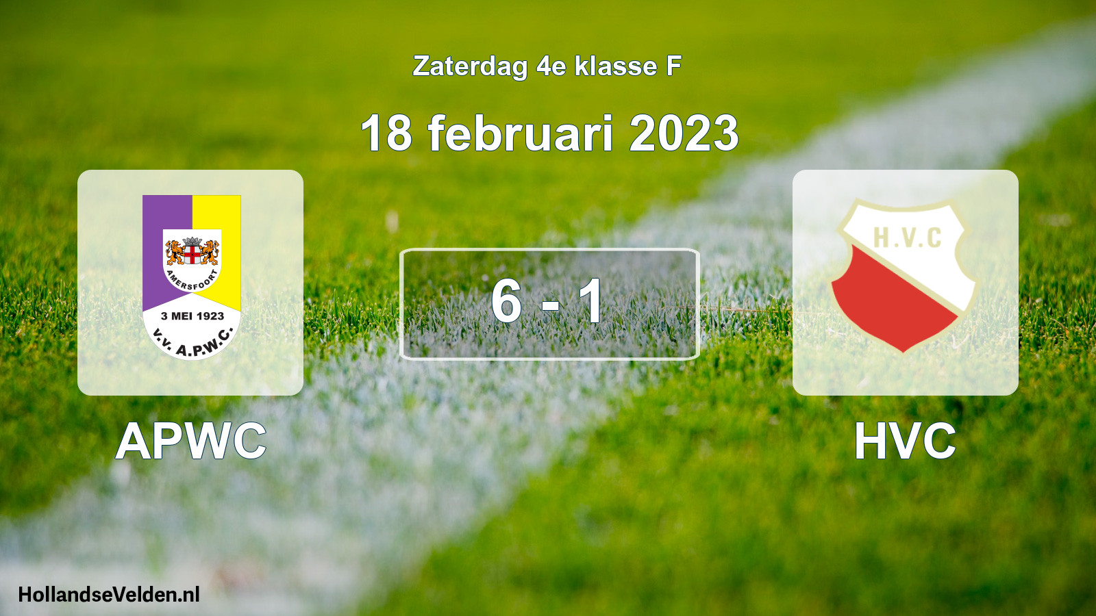Total number of matches played: APWC - HVC 6 - 1 (18 February 2023)