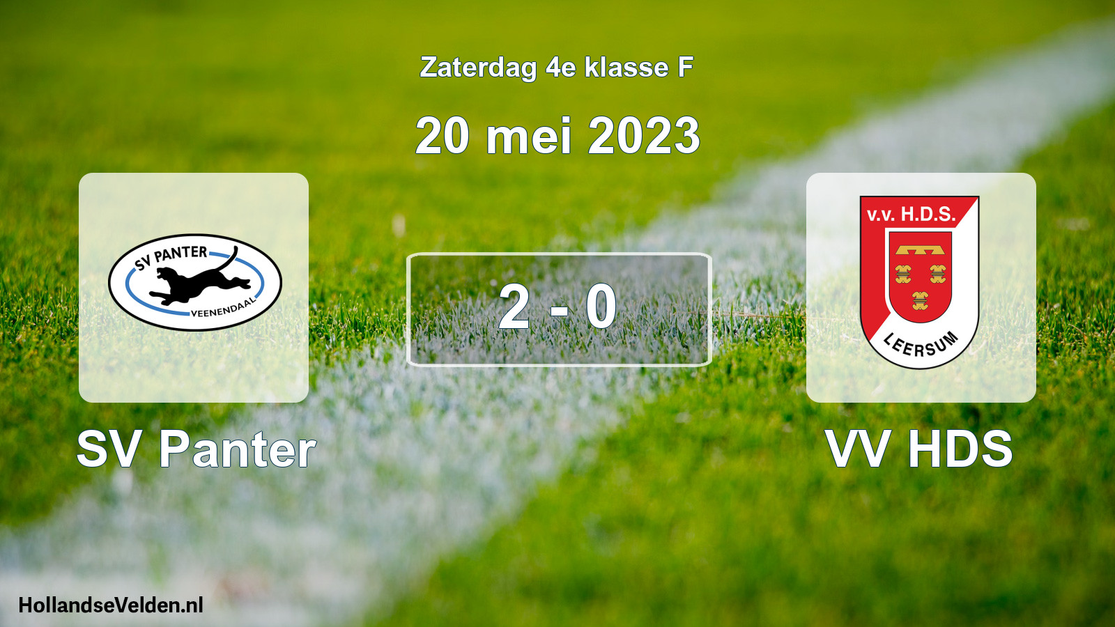Total number of matches played: SV Panter - VV HDS 2 - 0 (20 May 2023)