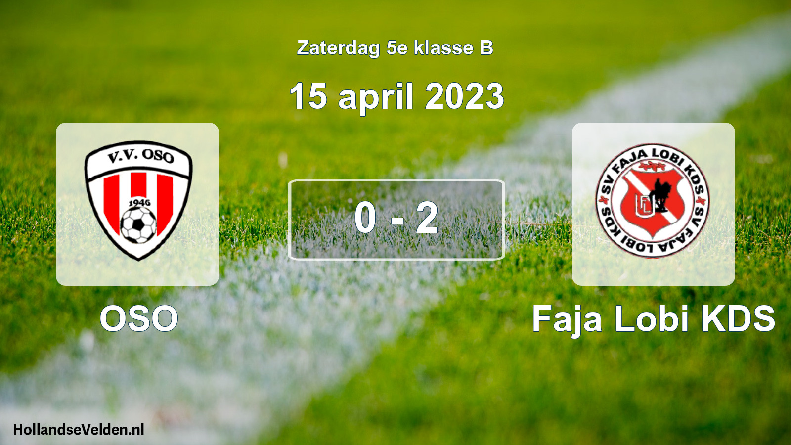 Total number of matches played: OSO - Faja Lobi KDS 0 - 2 (15 April 2023)