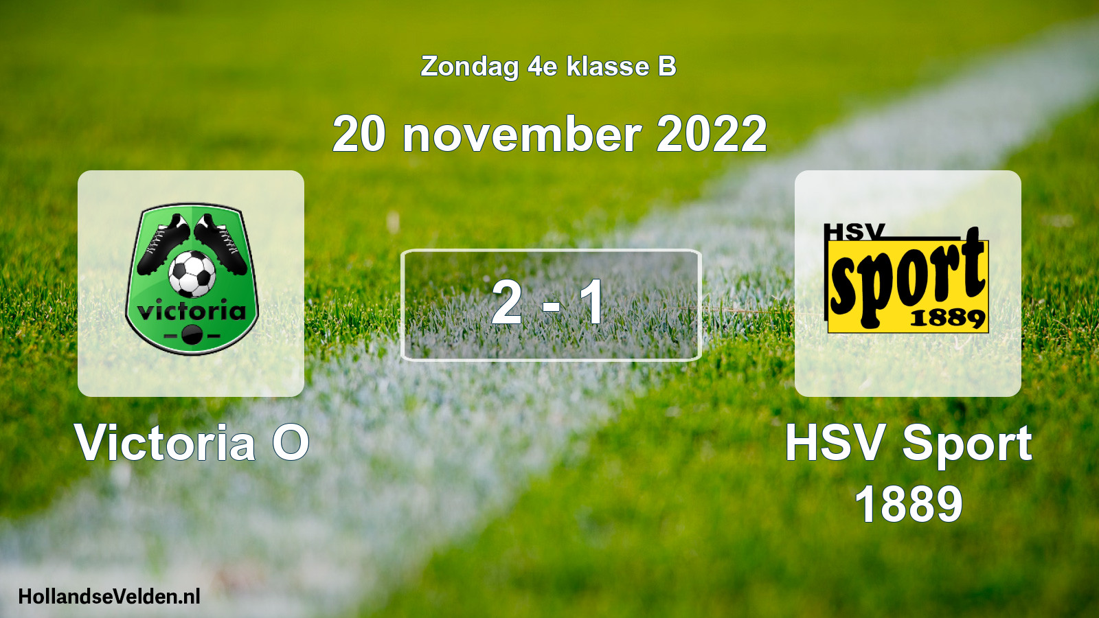 Total number of matches played: Victoria O - HSV Sport 1889 2 - 1 (20 November 2022)