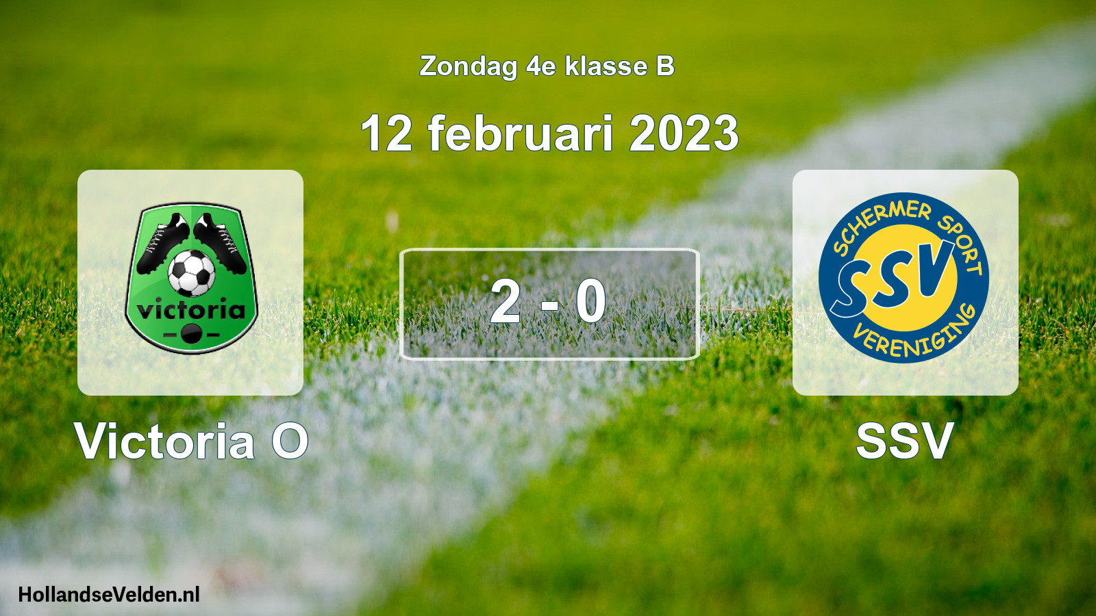 Total number of matches played: Victoria O - SSV 2 - 0 (12 February 2023)