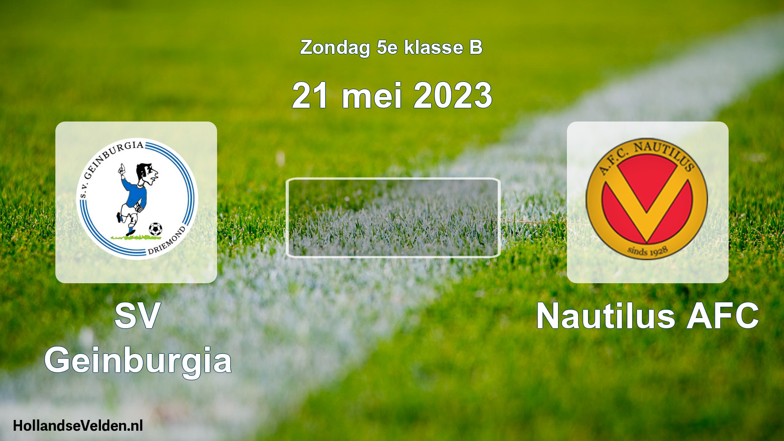 Scheduled Match: SV Geinburgia - Nautilus AFC (21 May 2023)