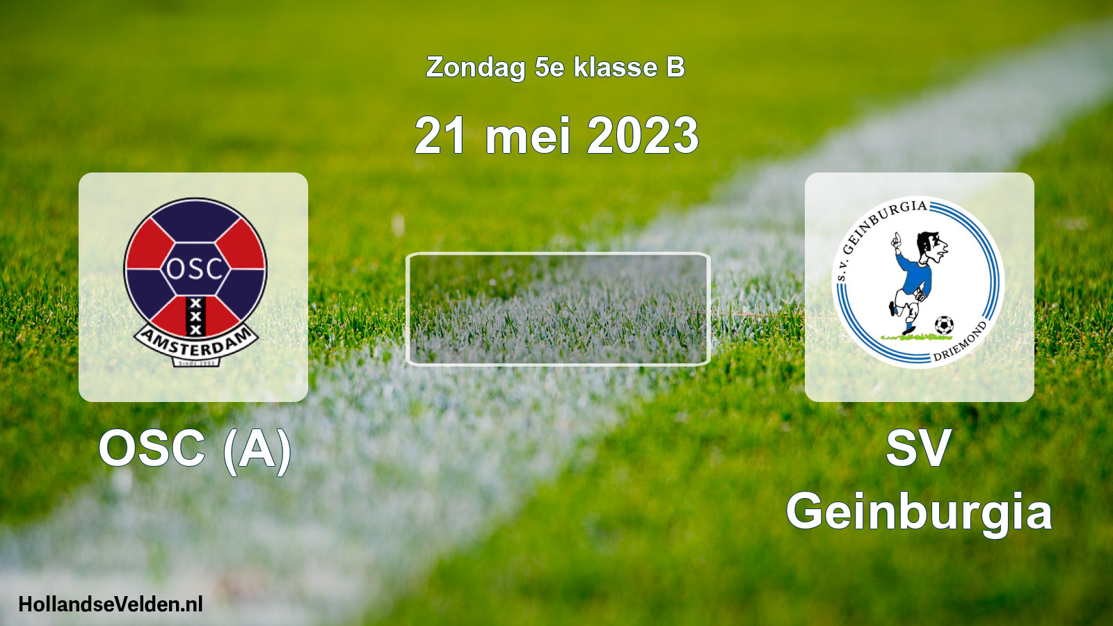Scheduled Match: OSC (A) - SV Geinburgia (21 May 2023)
