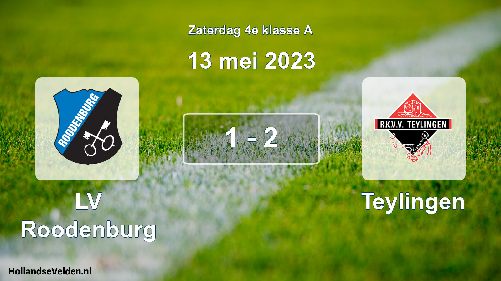Total number of matches played: LV Roodenburg - Teylingen 1 - 2 (13 May 2023)