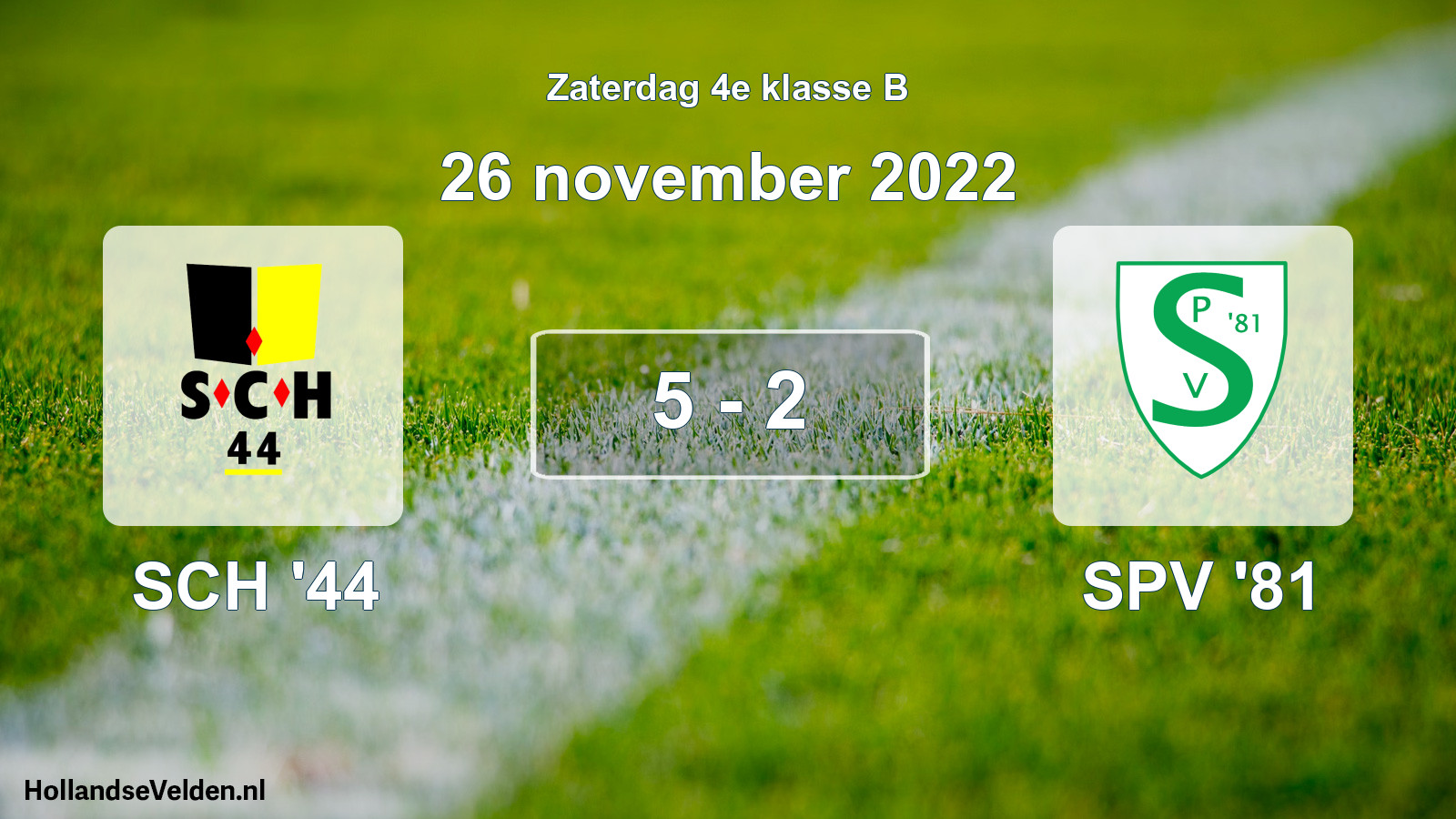Total number of matches played: SCH '44 - SPV '81 5 - 2 (26 November 2022)