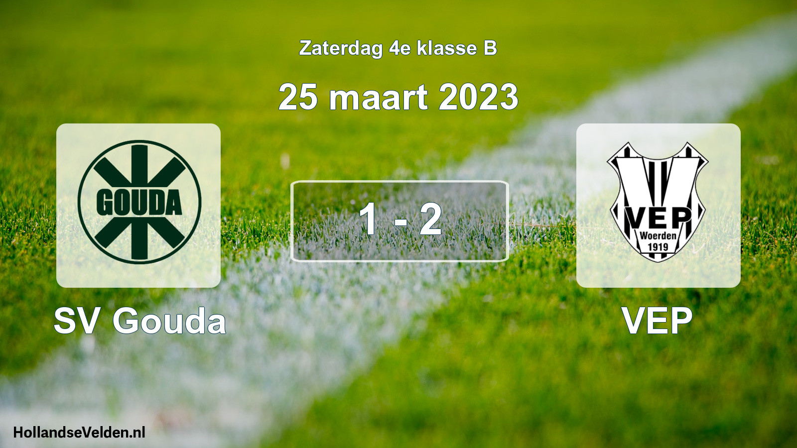 Total number of matches played: SV Gouda - VEP 1 - 2 (25 March 2023)