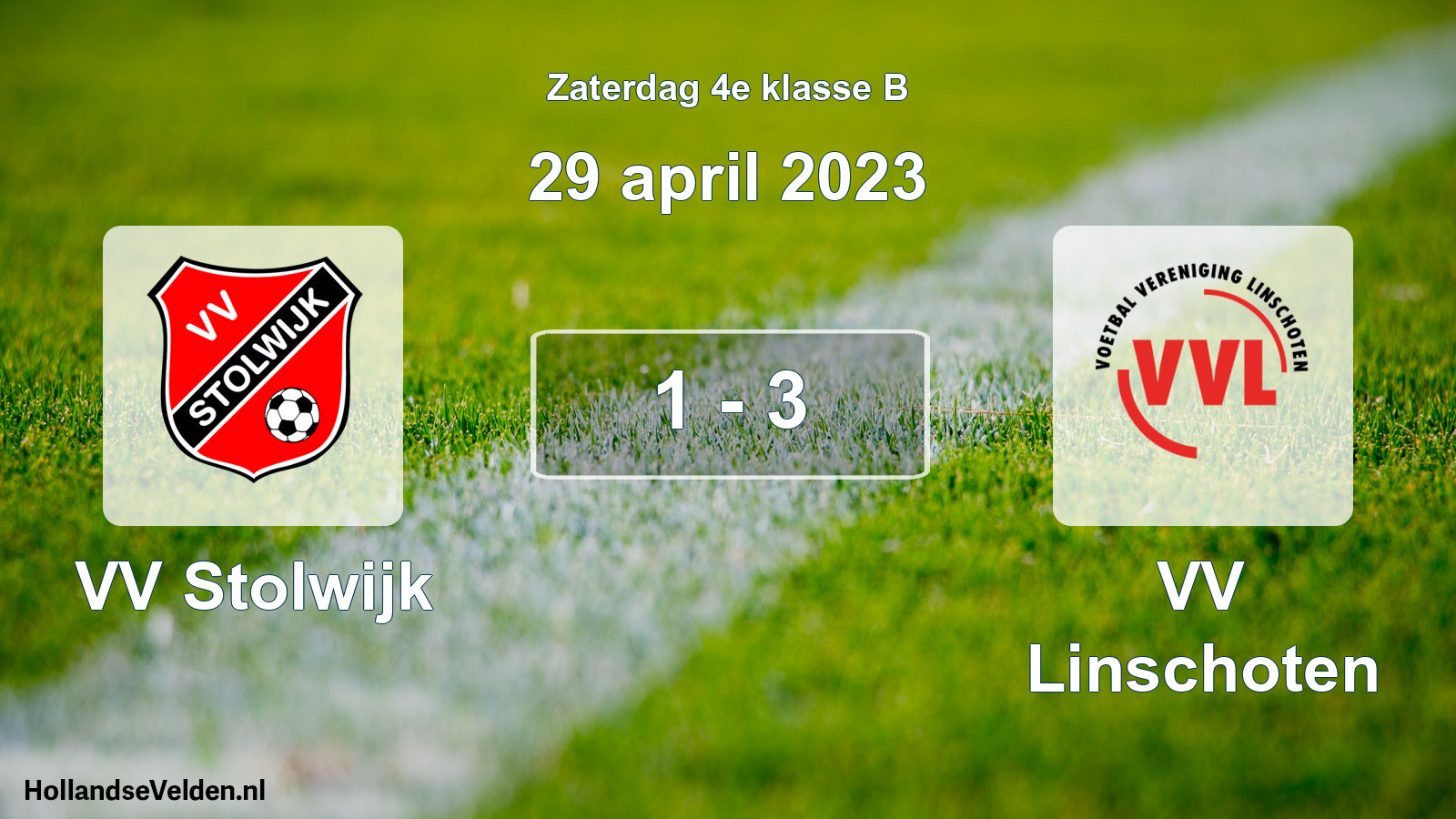 Total number of matches played: VV Stolwijk - VV Linschoten 1 - 3 (29 April 2023)