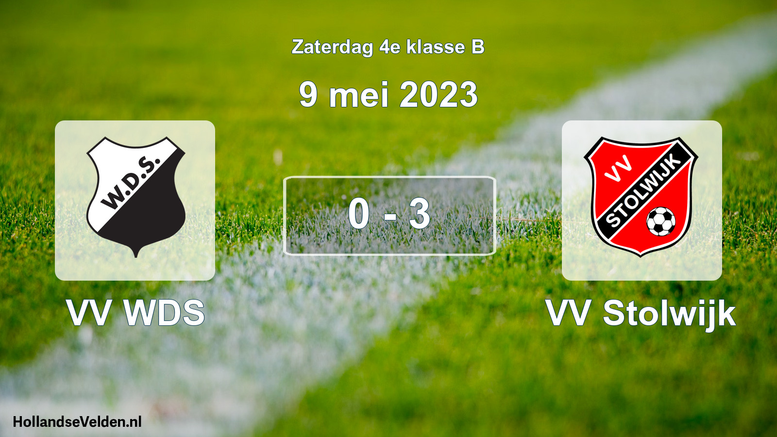Total number of matches played: VV WDS - VV Stolwijk 0 - 3 (9 May 2023)