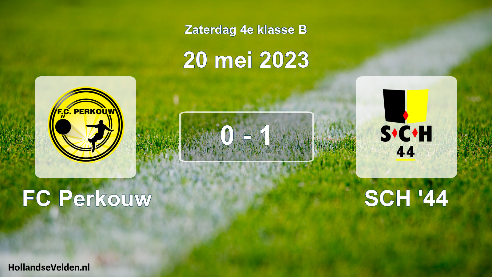 Total number of matches played: FC Perkouw - SCH '44 0 - 1 (20 May 2023)