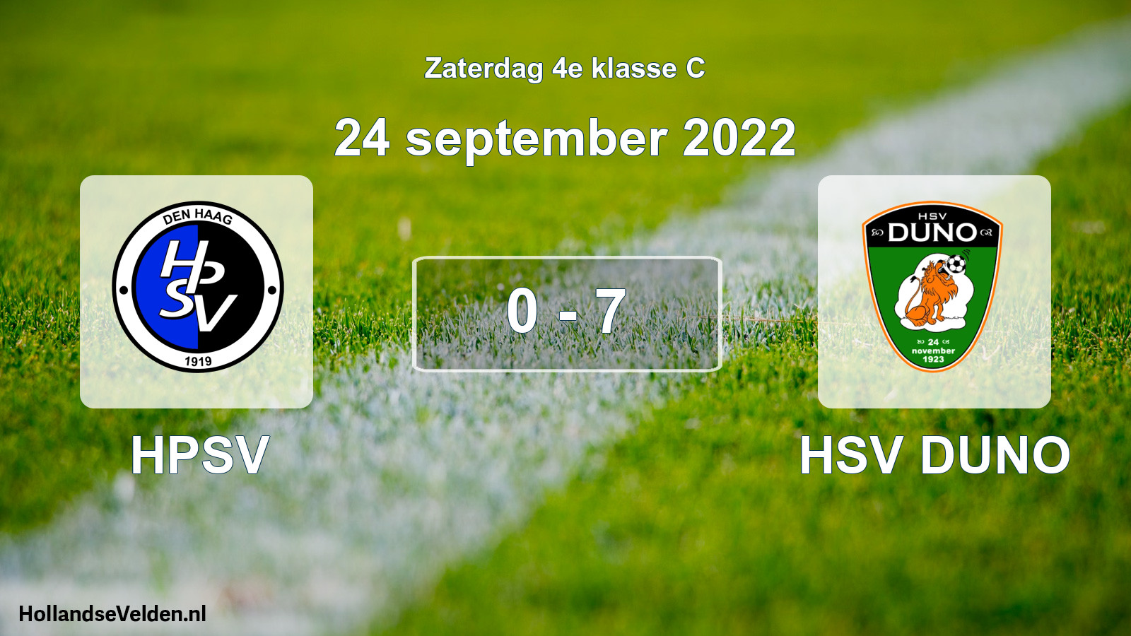 Total number of matches played: HPSV - HSV DUNO 0 - 7 (24 September 2022)
