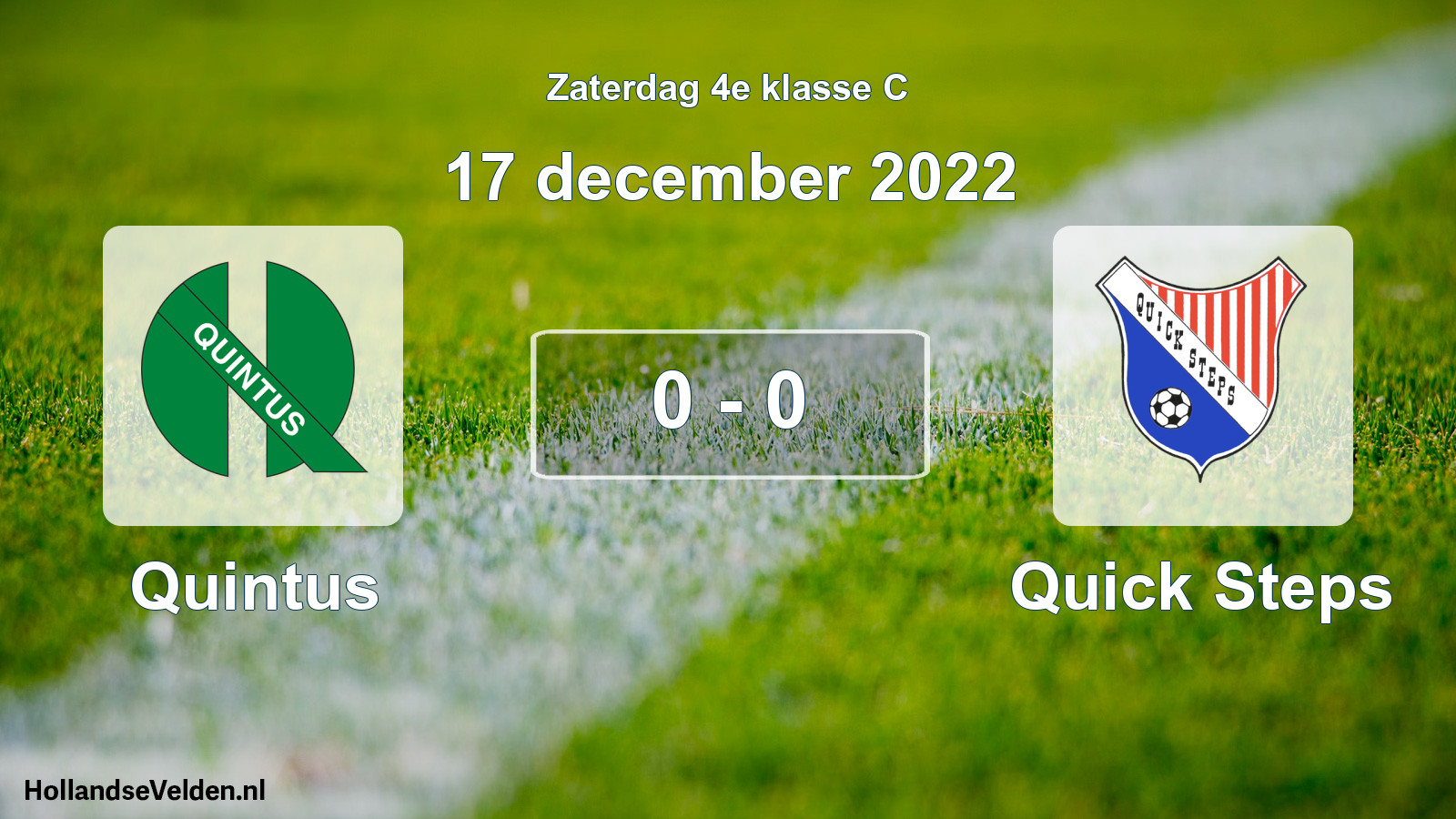 Total number of matches played: Quintus - Quick Steps 0 - 0 (17 December 2022)