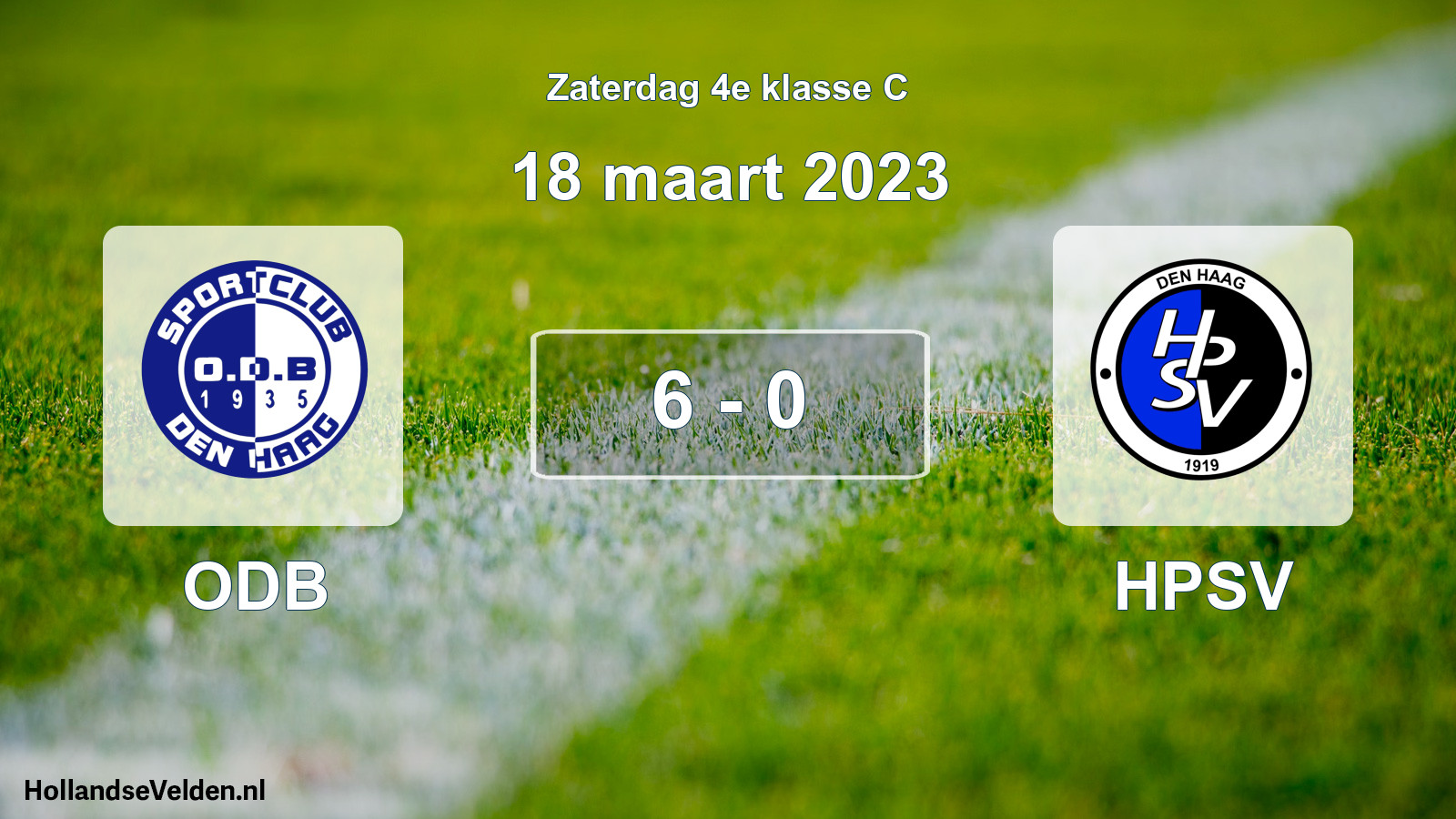 Total number of matches played: ODB - HPSV 6 - 0 (18 March 2023)