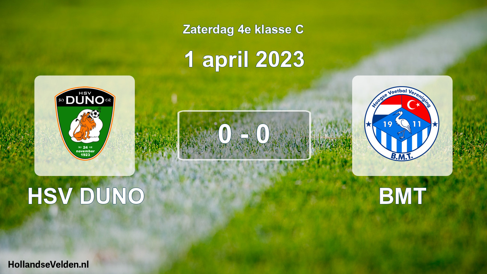 Total number of matches played: HSV DUNO - BMT 0 - 0 (1 April 2023)