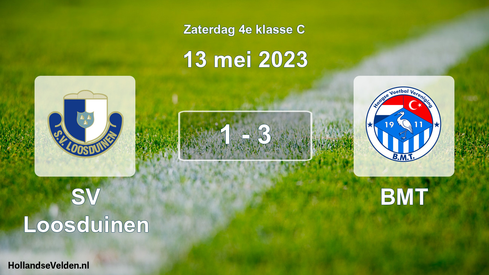 Total number of matches played: SV Loosduinen - BMT 1 - 3 (13 May 2023)