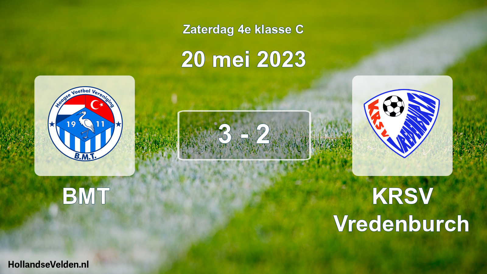 Total number of matches played: BMT - KRSV Vredenburch 3 - 2 (20 May 2023)