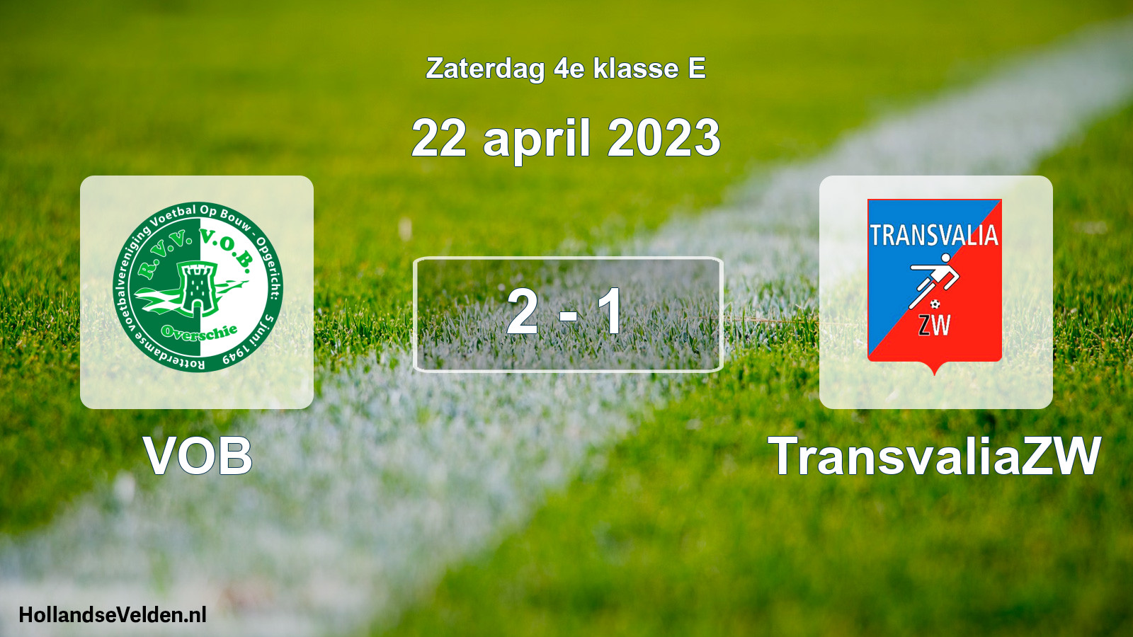 Total number of matches played: VOB - TransvaliaZW 2 - 1 (22 April 2023)