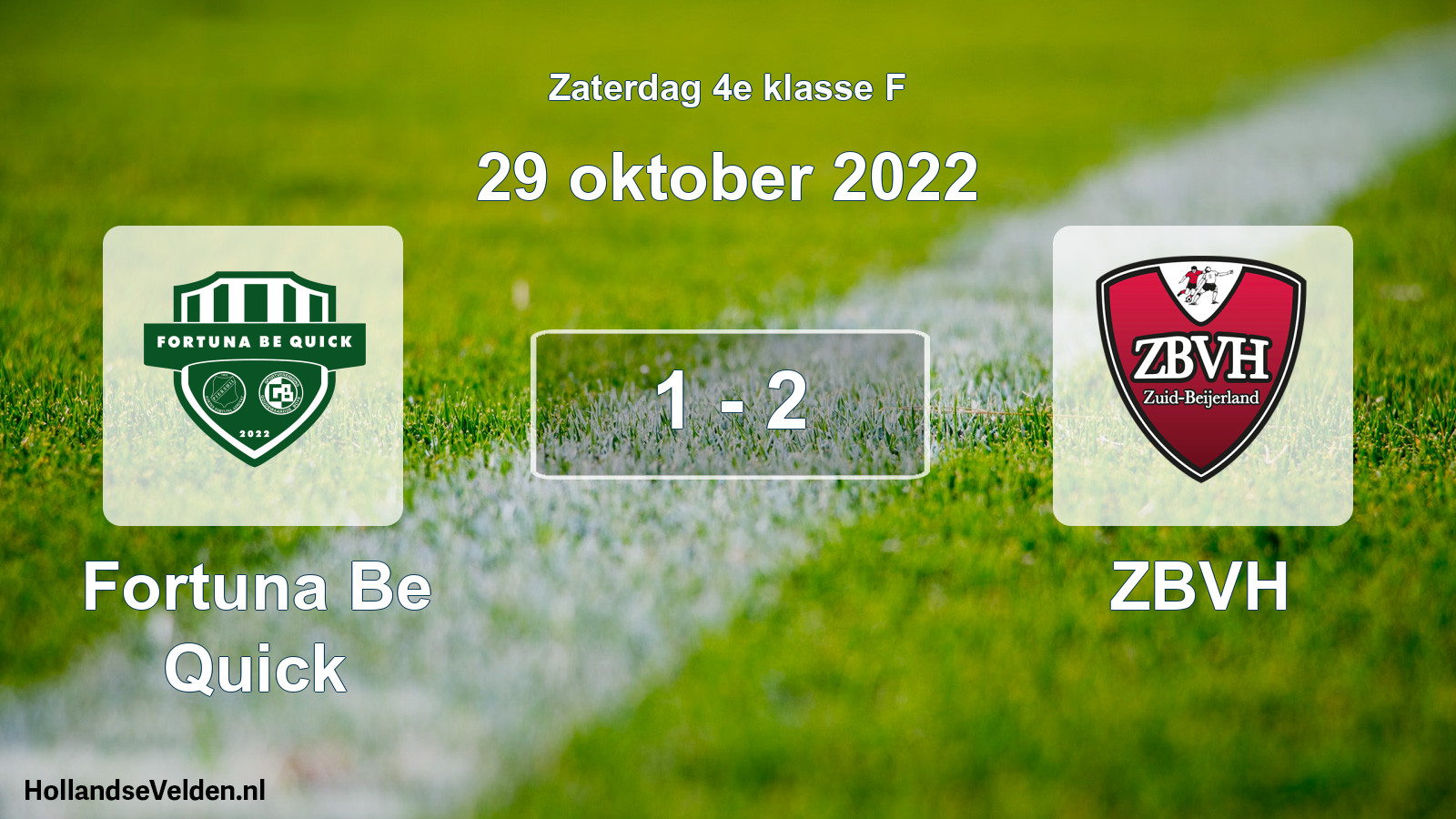 Total number of matches played: Fortuna Be Quick - ZBVH 1 - 2 (29 October 2022)