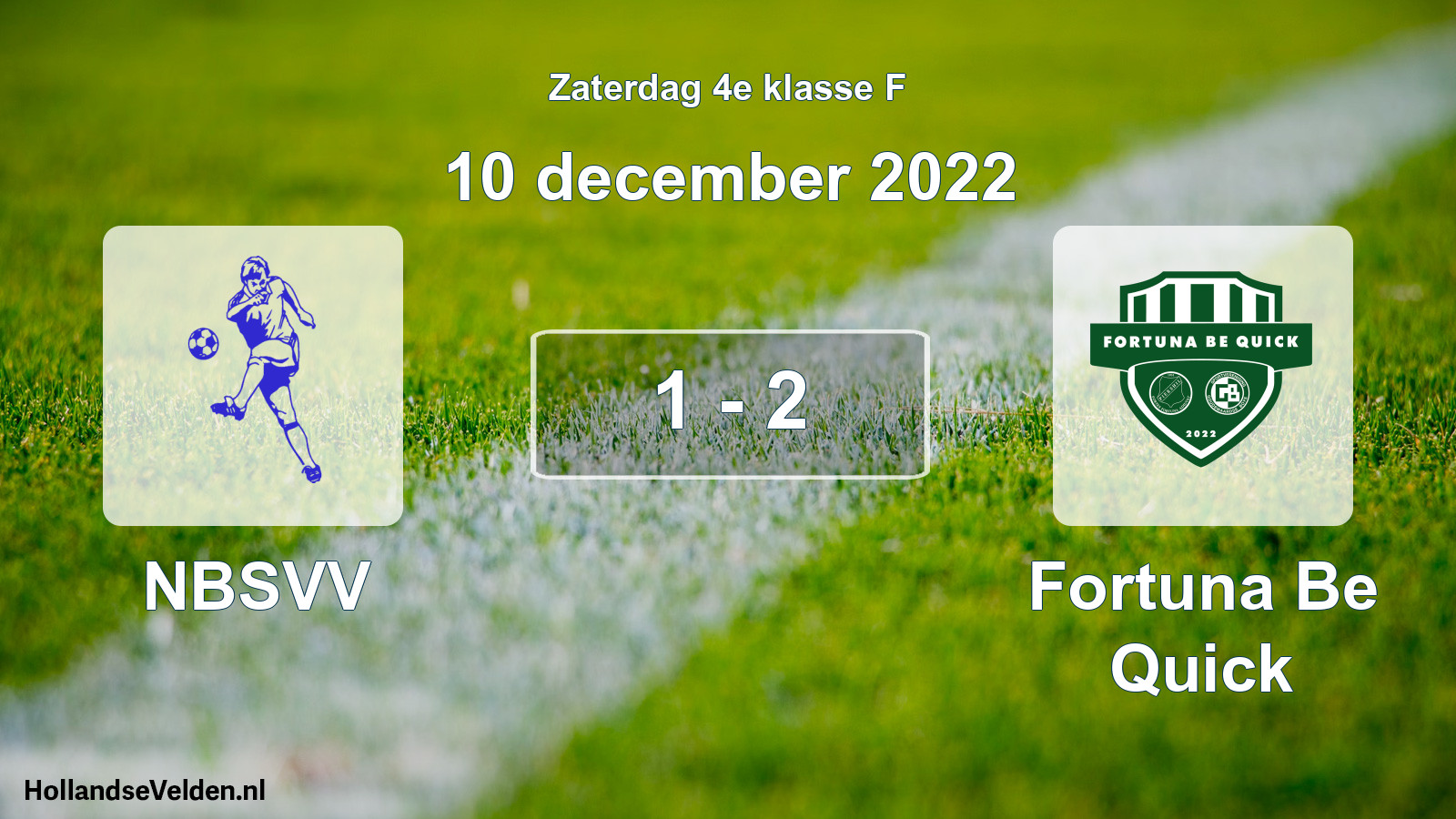 Total number of matches played: NBSVV - Fortuna Be Quick 1 - 2 (10 December 2022)