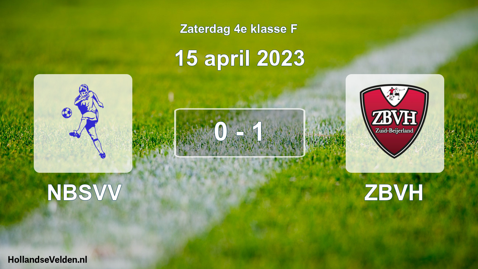Total number of matches played: NBSVV - ZBVH 0 - 1 (15 April 2023)