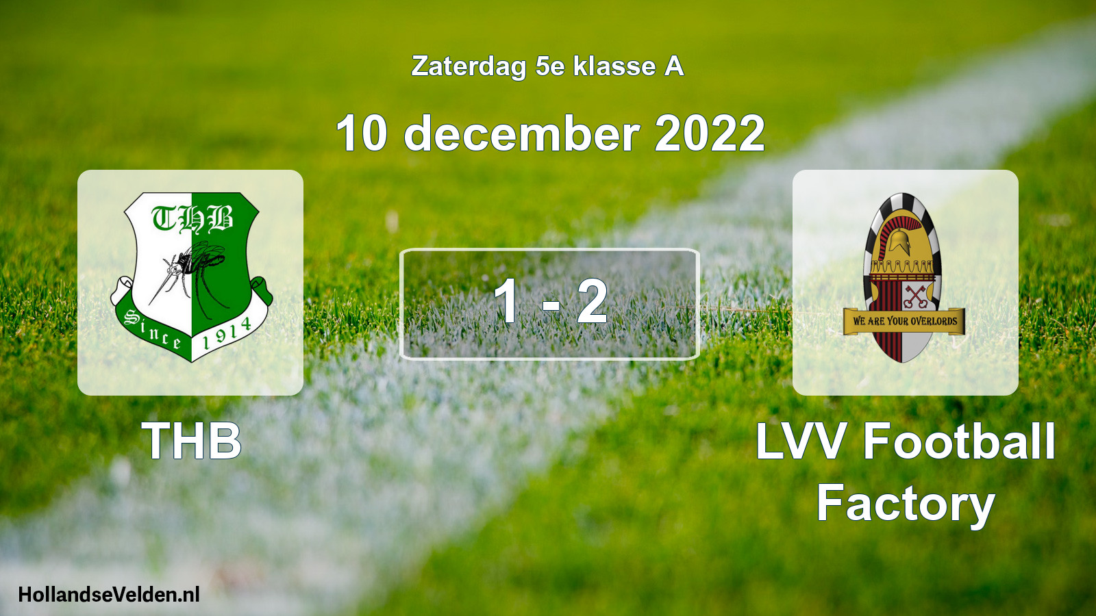 Total number of matches played: THB - LVV Football Factory 1 - 2 (10 December 2022)