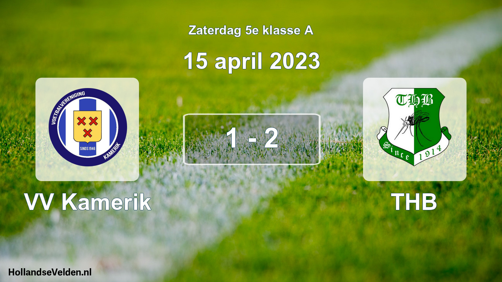 Total number of matches played: VV Kamerik - THB 1 - 2 (15 April 2023)
