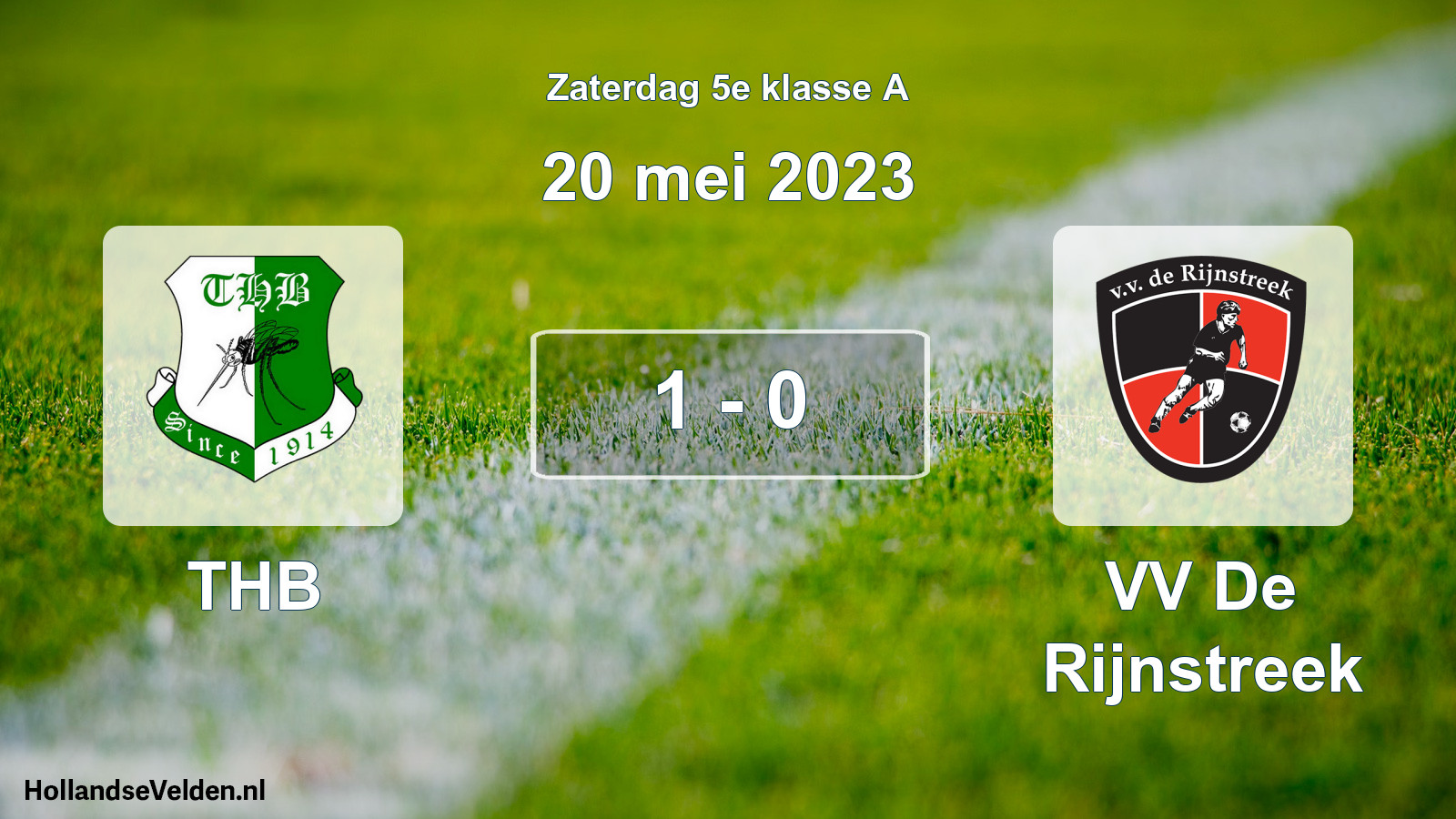 Total number of matches played: THB - VV De Rijnstreek 1 - 0 (20 May 2023)
