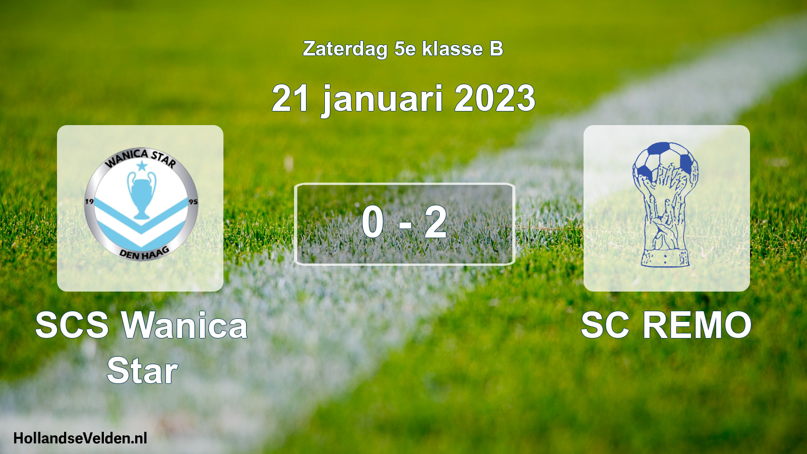 Total number of matches played: SCS Wanica Star - SC REMO 0 - 2 (21 January 2023)