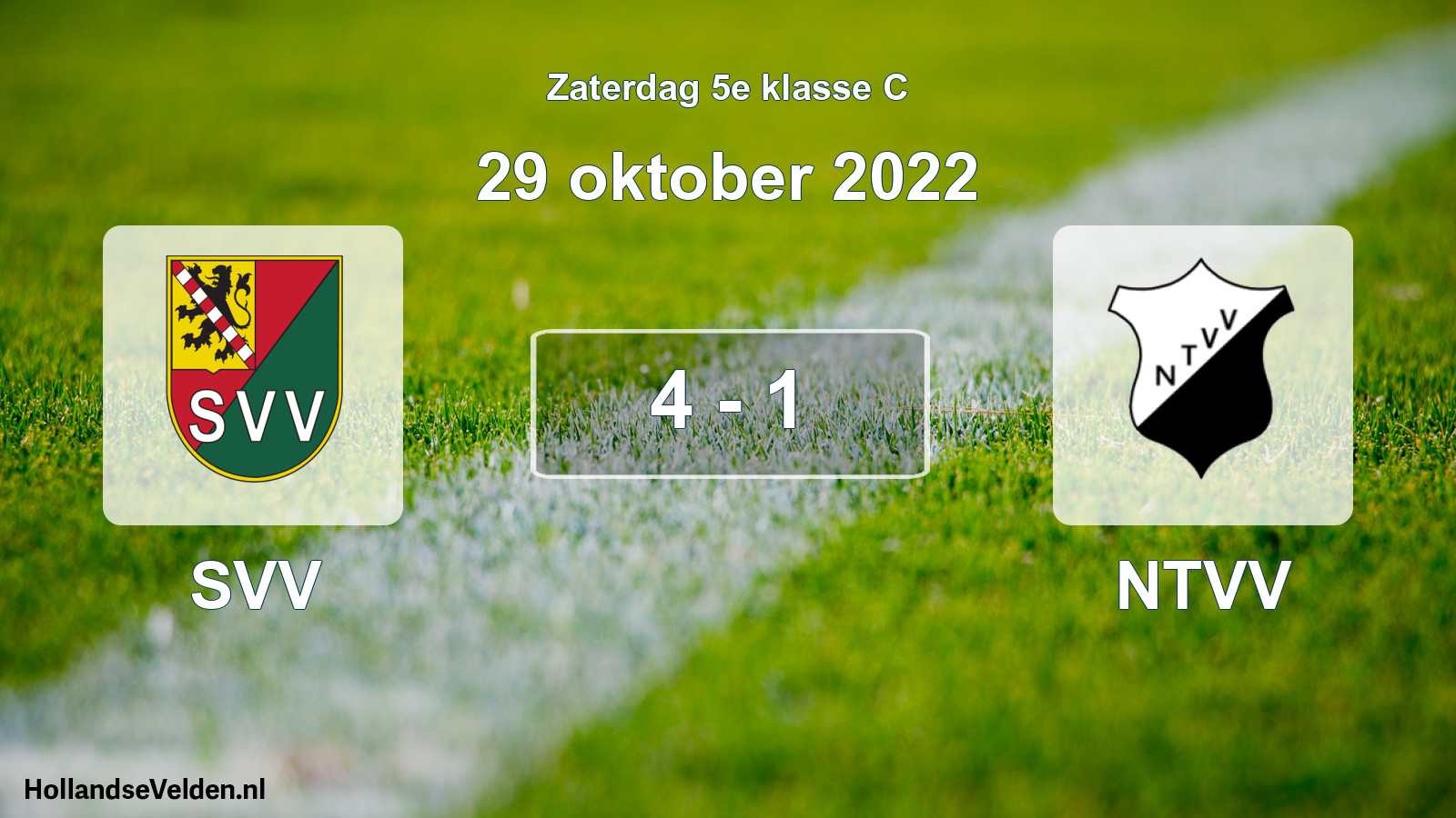 Total number of matches played: SVV - NTVV 4 - 1 (29 October 2022)