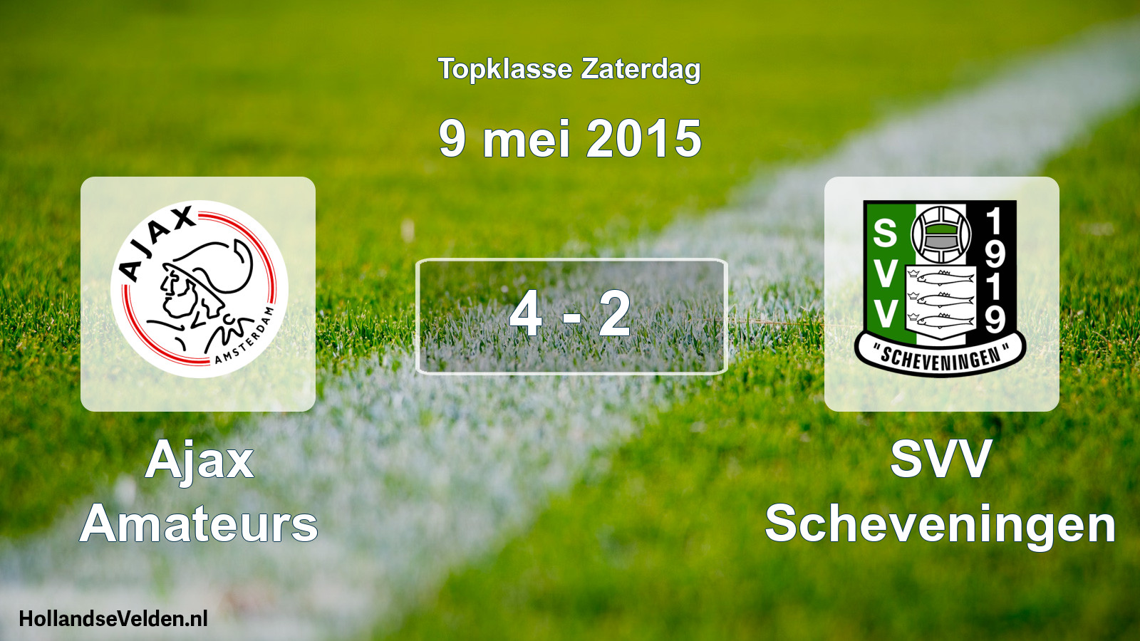 Total number of matches played: Ajax Amateurs - SVV Scheveningen 4 - 2 (9 May 2015)