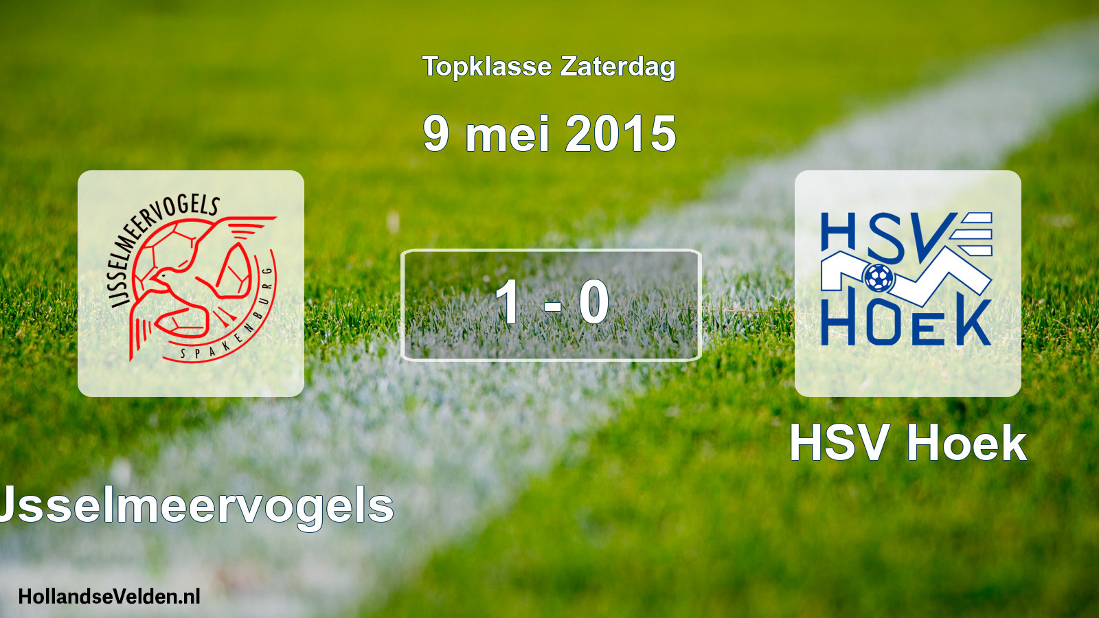 Total number of matches played: IJsselmeervogels - HSV Hoek 1 - 0 (9 May 2015)