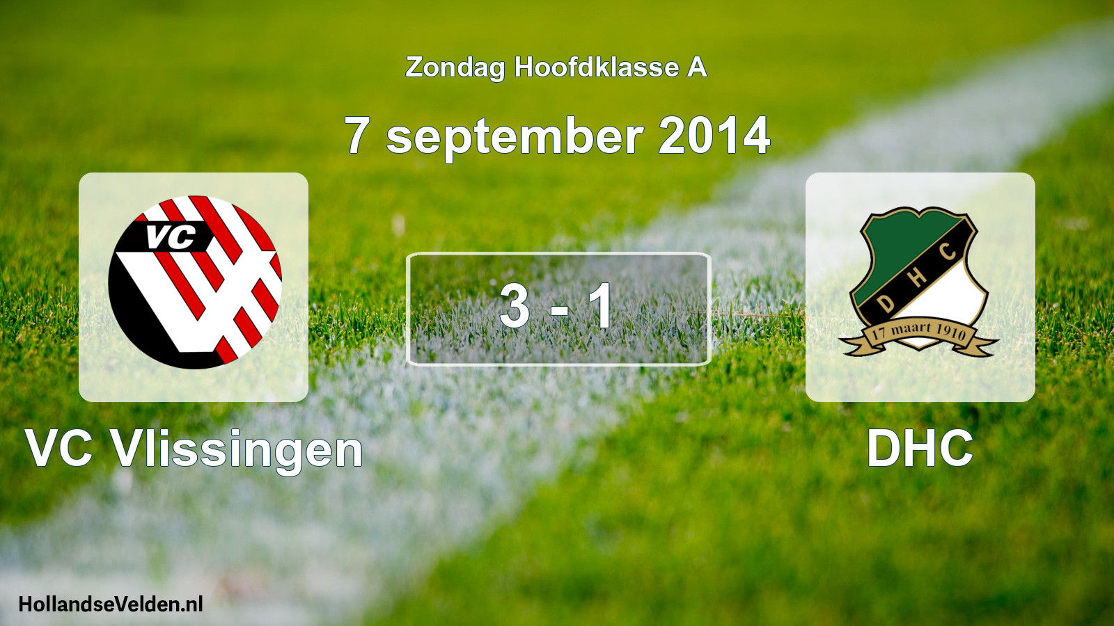 Total number of matches played: VC Vlissingen - DHC 3 - 1 (7 September 2014)