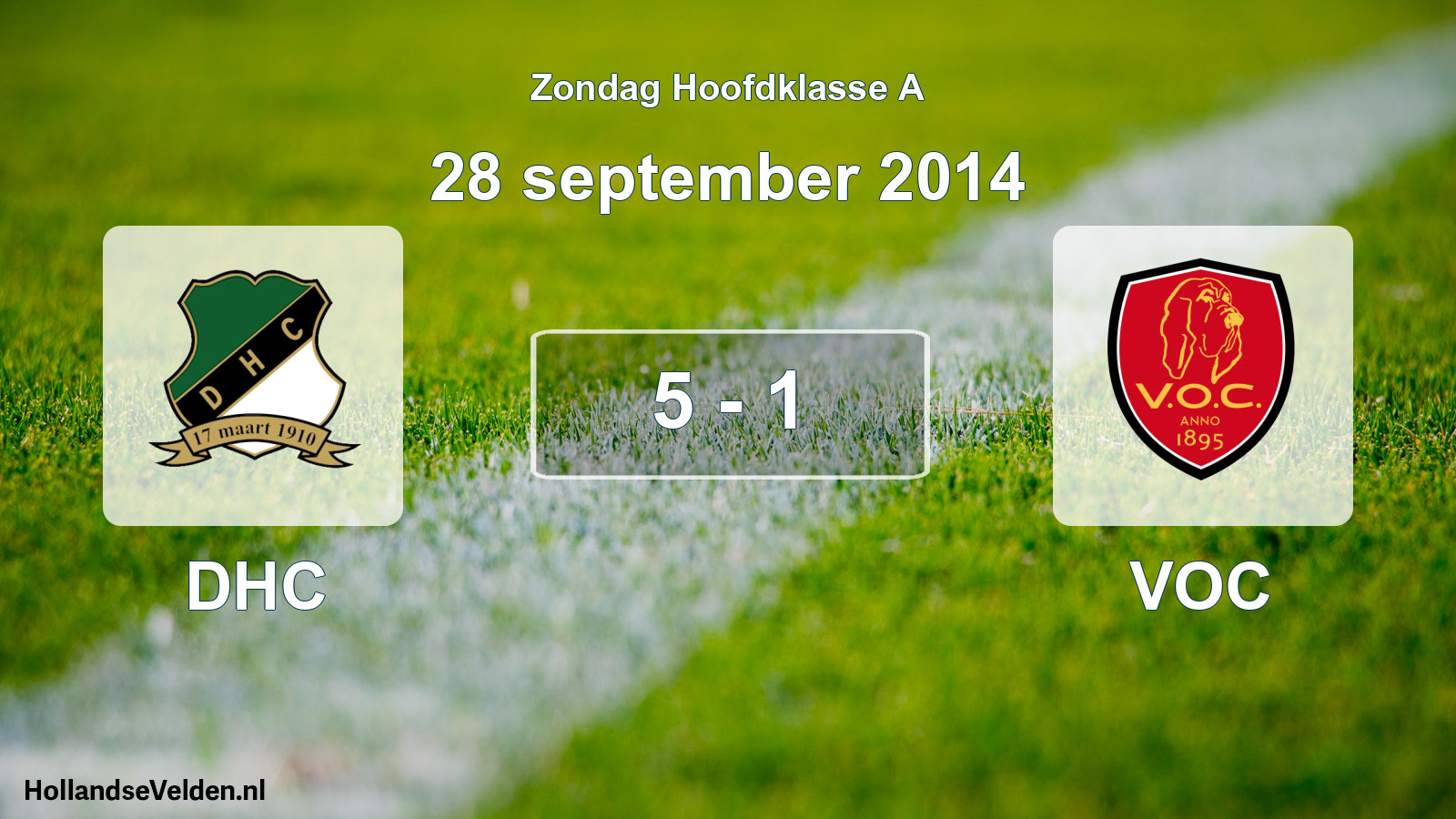 Total number of matches played: DHC - VOC 5 - 1 (28 September 2014)