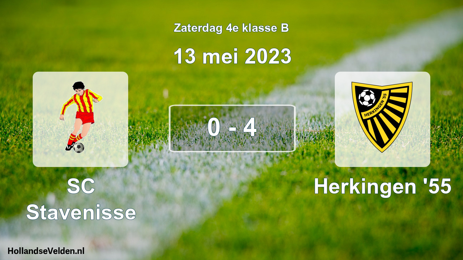 Total number of matches played: SC Stavenisse - Herkingen '55 0 - 4 (13 May 2023)
