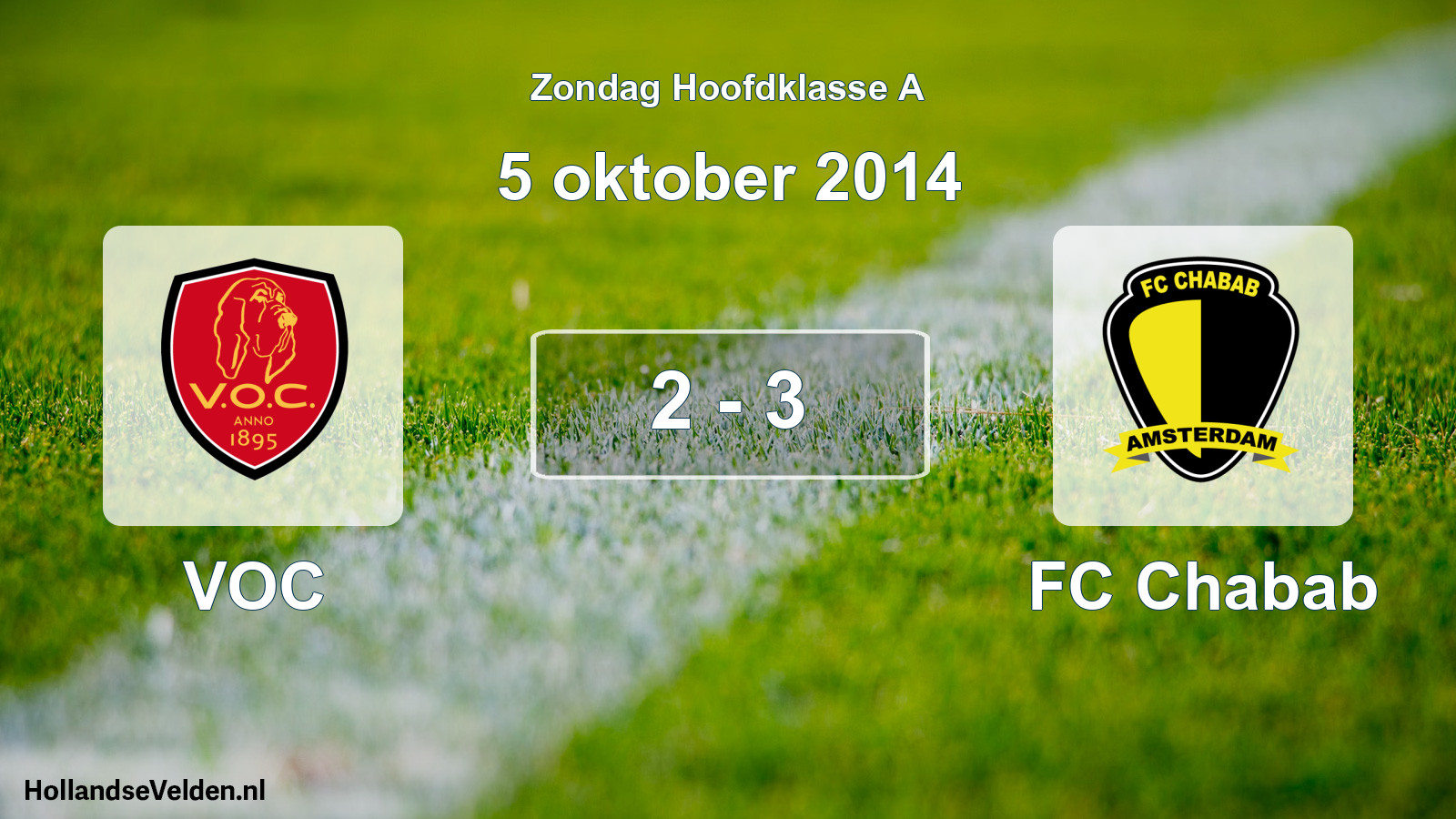 Total number of matches played: VOC - FC Chabab 2 - 3 (5 October 2014)