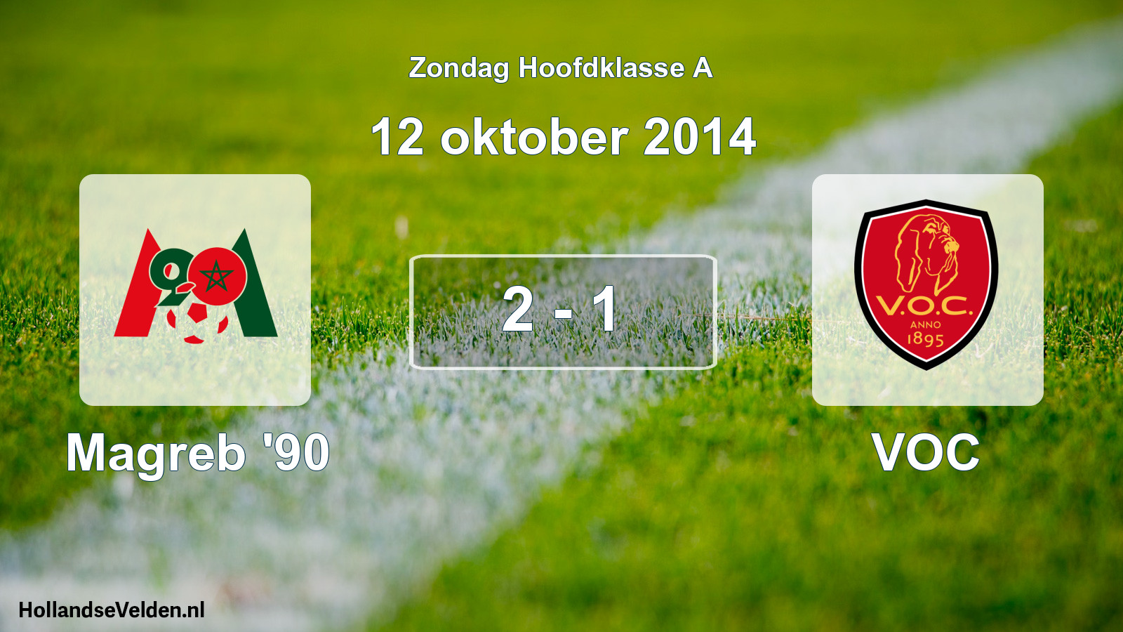 Total number of matches played: Magreb '90 - VOC 2 - 1 (12 October 2014)