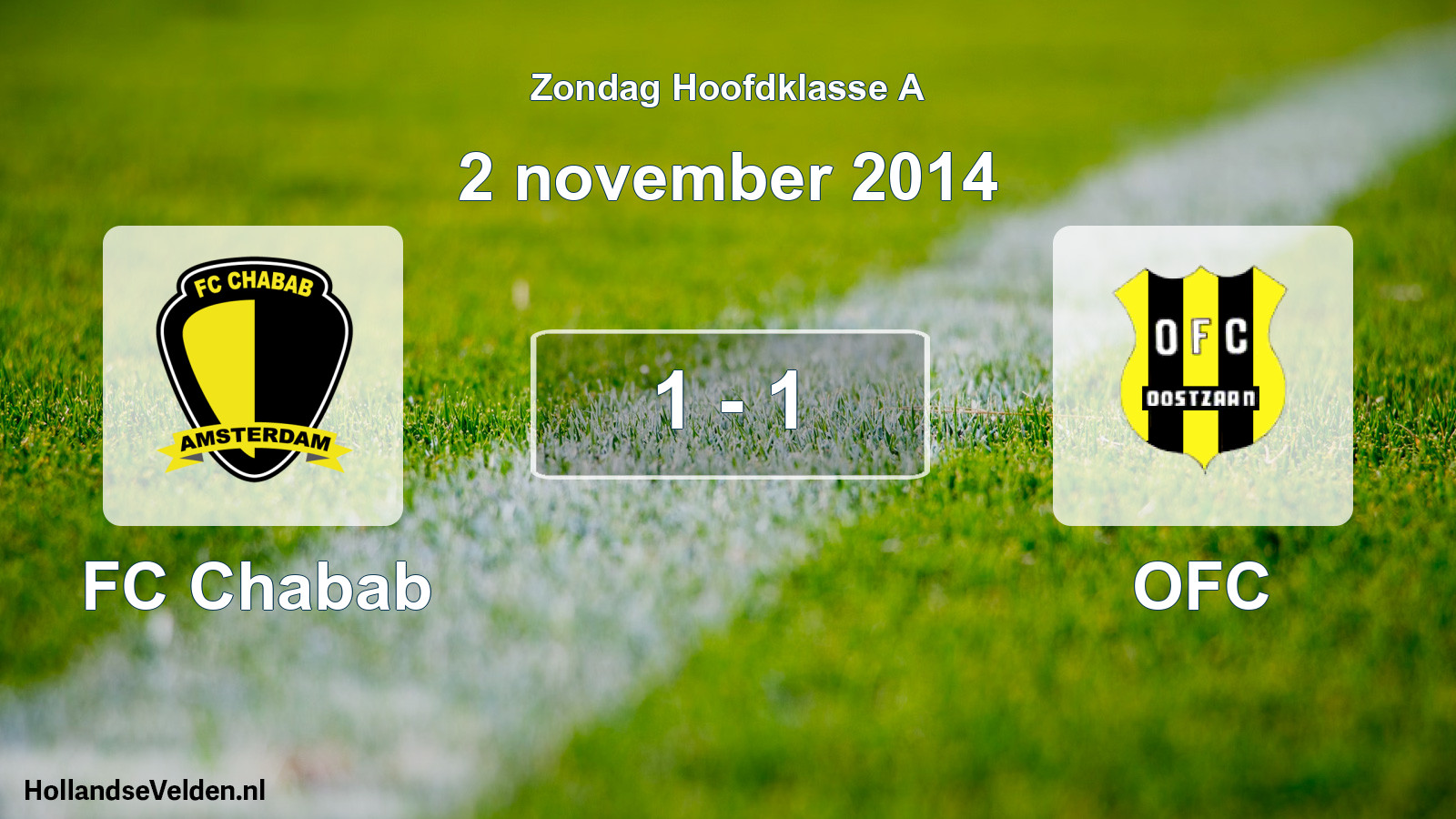 Total number of matches played: FC Chabab - OFC 1 - 1 (2 November 2014)