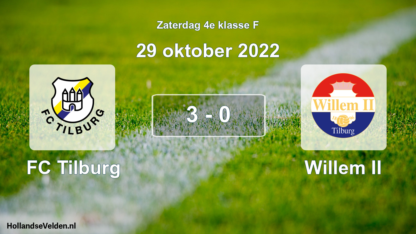 Total number of matches played: FC Tilburg - Willem II 3 - 0 (29 October 2022)
