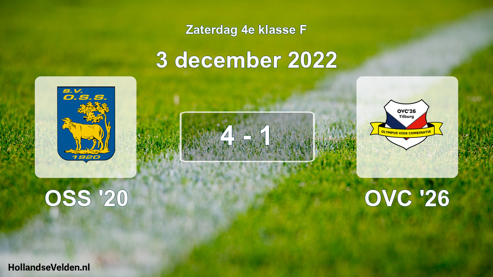 Total number of matches played: OSS '20 - OVC '26 4 - 1 (3 December 2022)