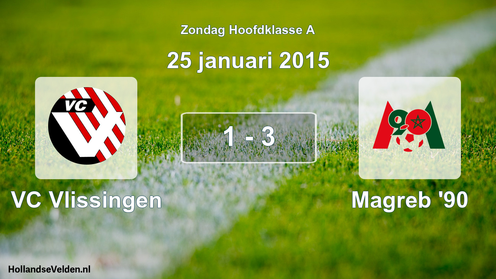 Total number of matches played: VC Vlissingen - Magreb '90 1 - 3 (25 January 2015)