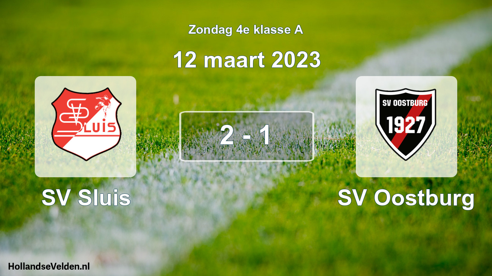 Total number of matches played: SV Sluis - SV Oostburg 2 - 1 (12 March 2023)